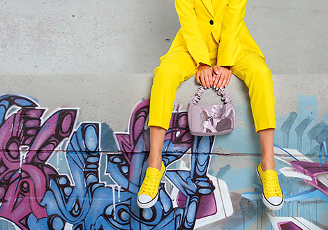 Beispiel für gutes Webdesign: Ansicht einer Landing-Page auf einer Website für Mode.